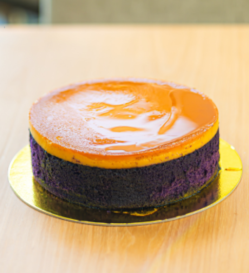 Ube Custard Cake (Solo)